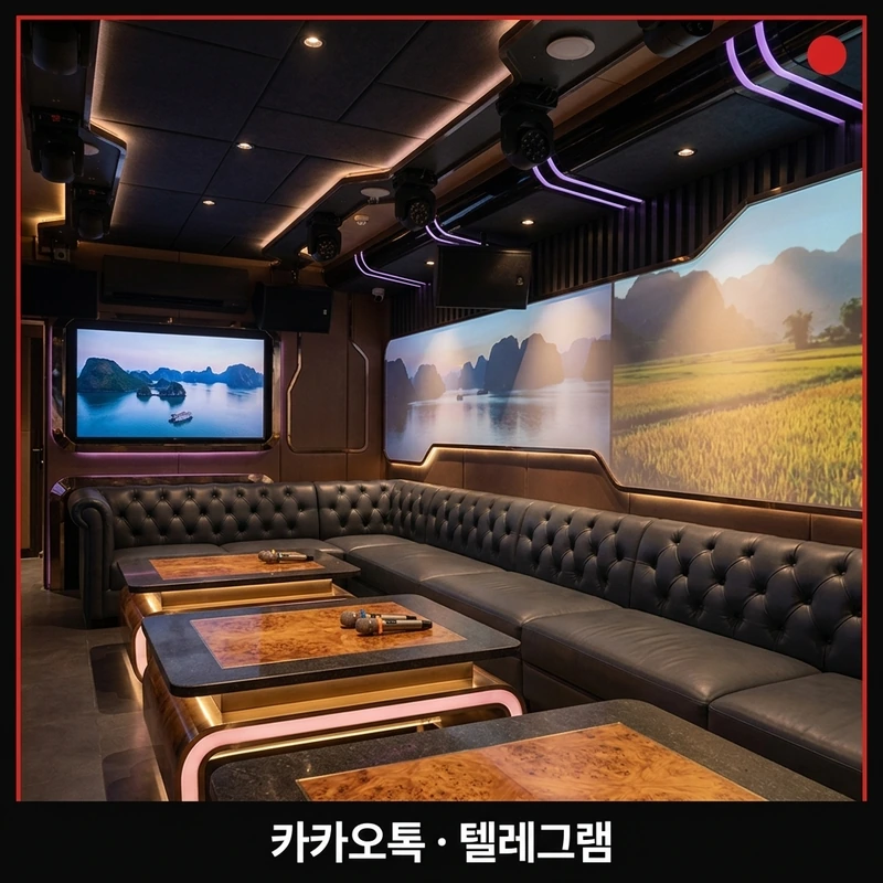 나트랑 두바이 가라오케 룸 내부 룸차지 세트 TC 가격 구조