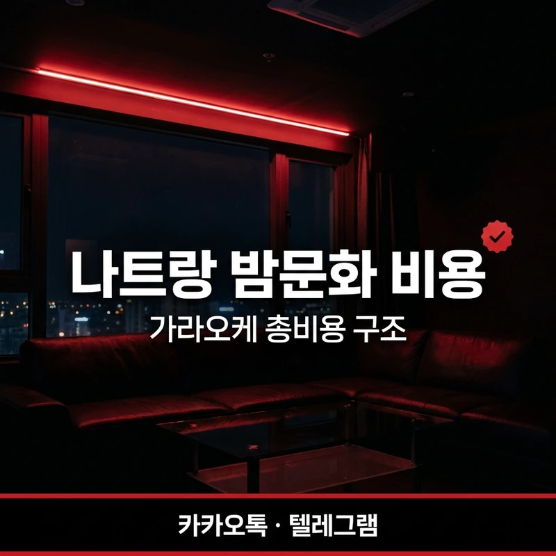 나트랑 밤문화 비용 가라오케 총비용 구조 예산대별