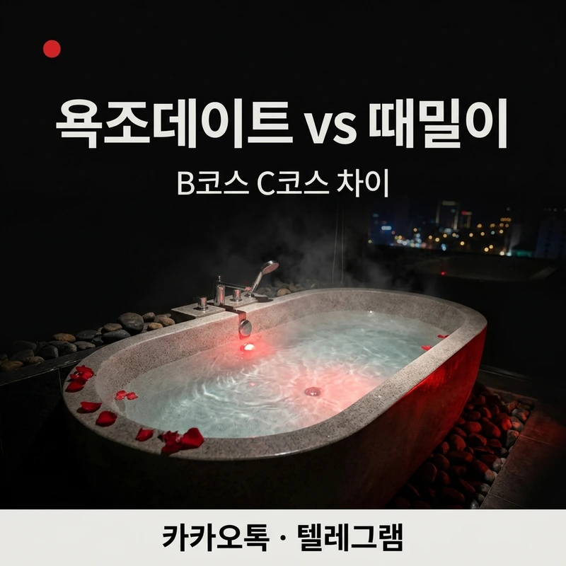 나트랑 체리스파 터치 욕조데이트 때밀이 코스 차이