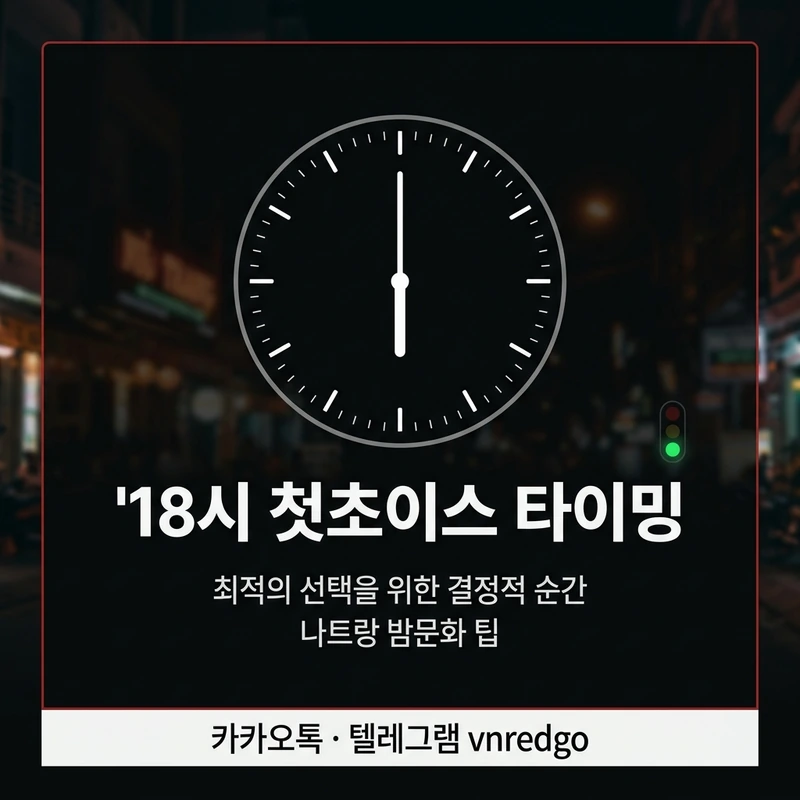 나트랑 가라오케 18시 첫초이스 타이밍 안내