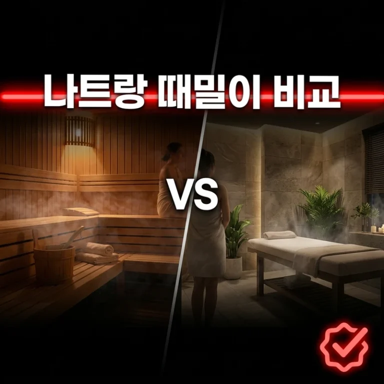 나트랑 때밀이 비교 — 체리스파 vs 나우스파